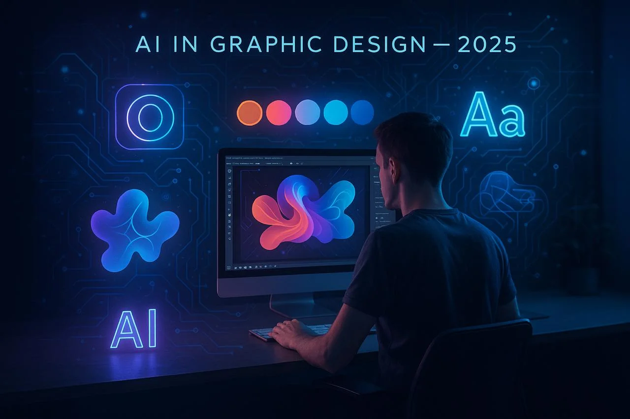AI transforming graphic design 2025: Complete guide to artificial intelligence tools, automation, and future opportunities for designers and creative professionals in modern design industry