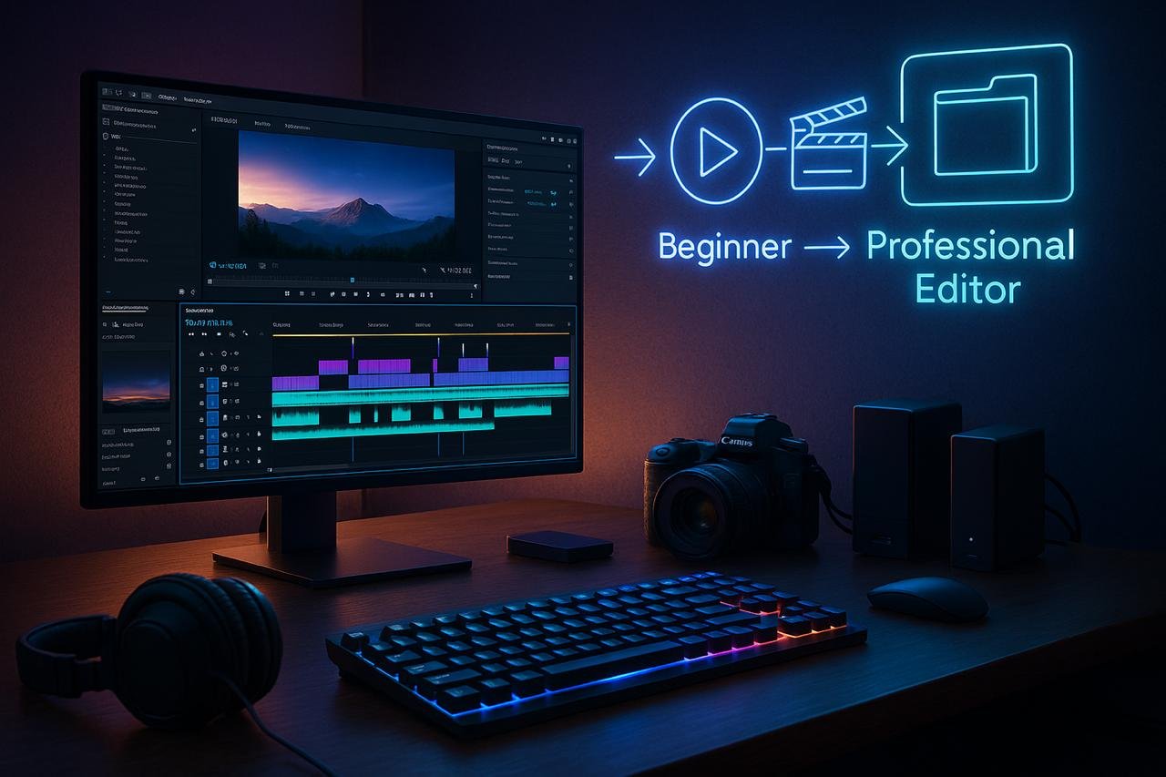 Career roadmap to become a professional video editor