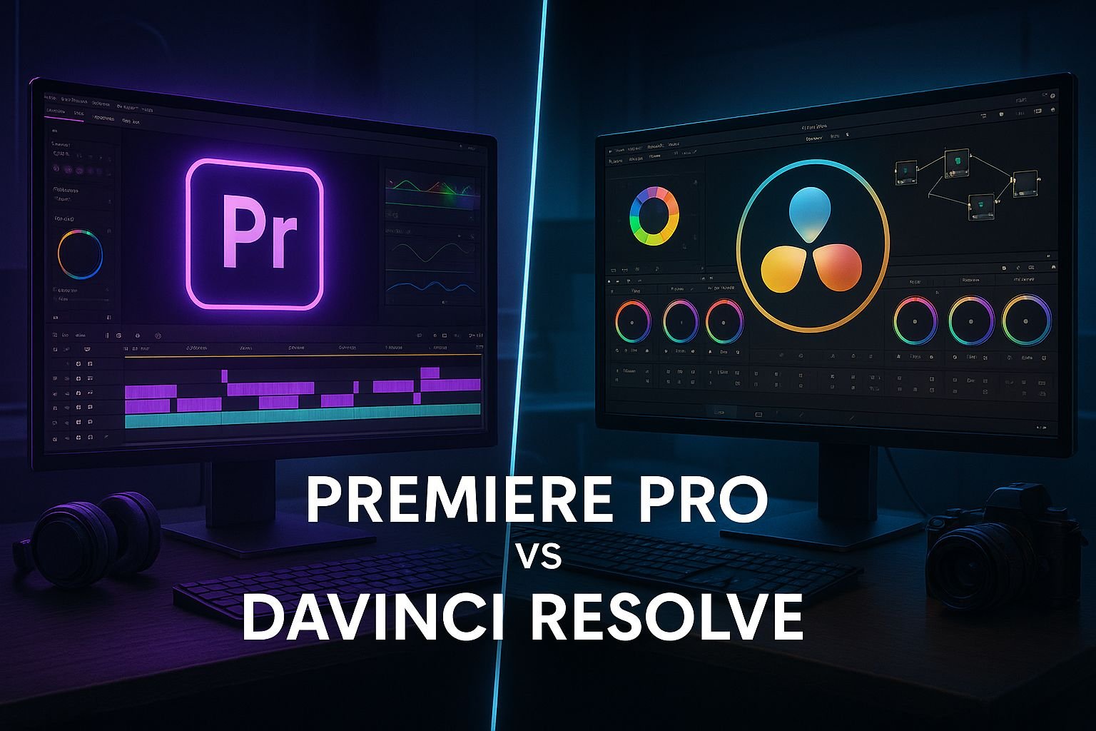 Premiere Pro vs DaVinci Resolve comprehensive comparison: features, pricing, and career scope for video editors 2025