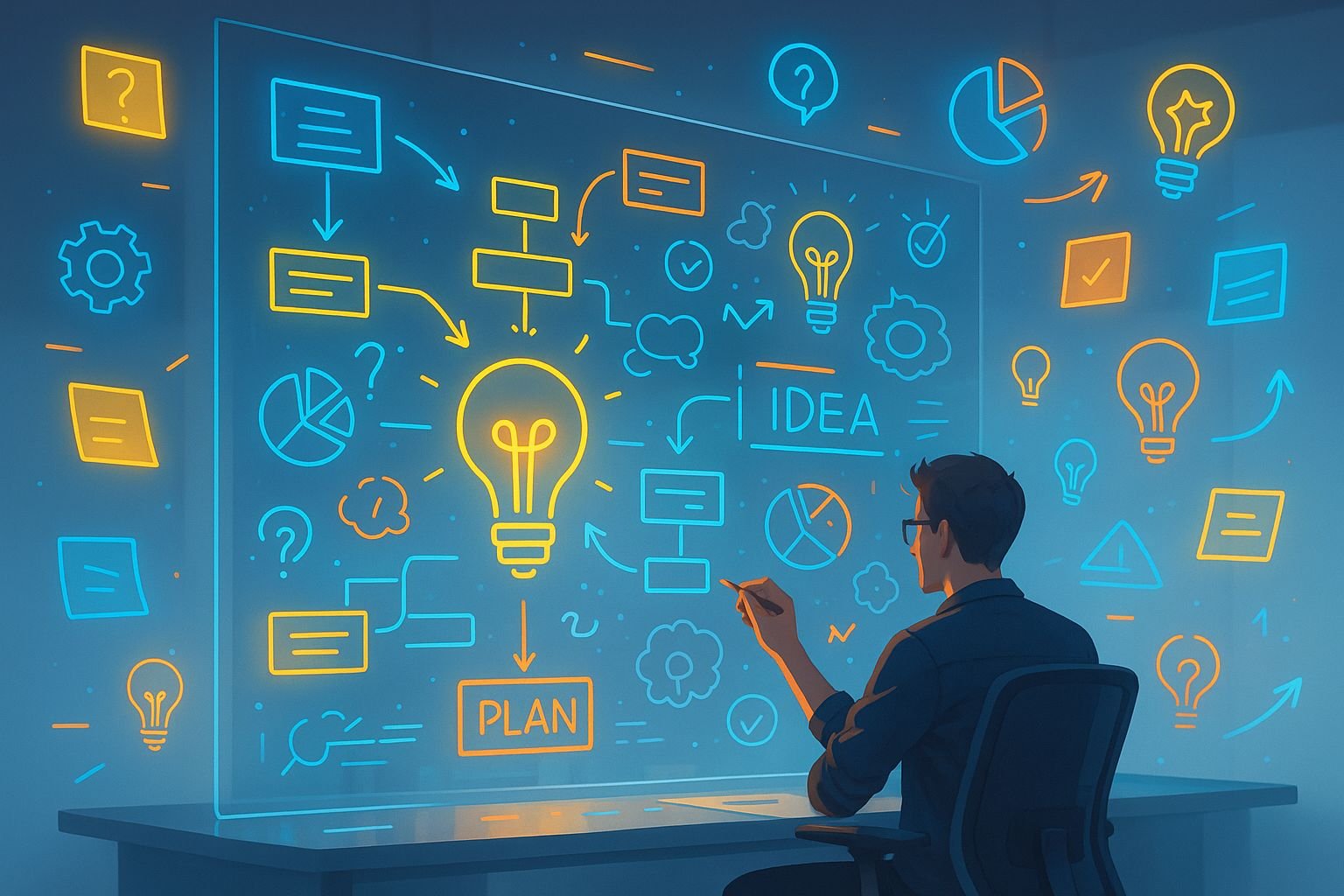 Visual thinking tools and diagrams for creative problem solving